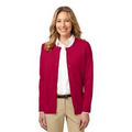 Port Authority Value Ladies Jewel Neck Cardigan Sweater